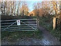 SK4667 : Gate on the Stockley Trail by David Lally