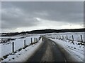 Minor road near Skye of Curr