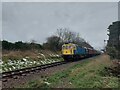 Train on the Great Central Railway through Birstall