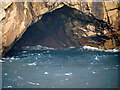 NF1098 : Sea cave near the village on Hirta by David Dixon