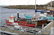 NX1898 : Boats at Girvan Harbour by Billy McCrorie