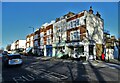 Businesses and flats on Fulham Palace Road