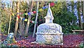 Buddhist stupa in Hollyhill Wood