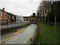 Sileby Brook alongside Brook Street, Sileby