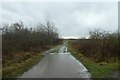 Track beside the railway path