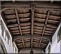 SK9843 : Church of St Martin: Nave Roof by Bob Harvey