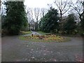 Circle of plants in Parr Fold Park