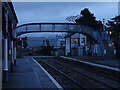 Waiting for a morning train at Kingussie