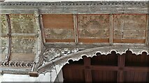 TM1596 : Fundenhall, St. Nicholas' Church: Coving which would have supported the rood loft 2 by Michael Garlick