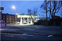 TL5503 : BP garage on the Four Wantz Roundabout, Ongar by David Howard