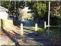 NZ1970 : Footpath to Middle Drive, Woolsington by Phil Thirkell