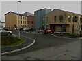 The upper entrance to the Railway Bridge View apartments