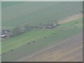 Earthworks near Lodge Farm, Saltfleetby All Saints: aerial 2023