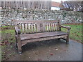 Jubilee bench on Station Road