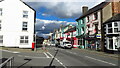 Early evening sunlight on High St, Criccieth