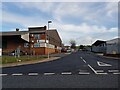 Industrial units on the edge of Evesham