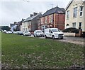 Catertech white van, Goldcroft Common, Caerleon