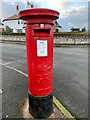 SH8381 : King George V pillar box on Marine Drive, Rhos-on-sea by Meirion