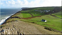 SN1952 : Mwnt Church from Foel-y-Mwnt by Colin Park