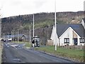 Bus stop on the edge of Callander