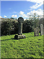 Ancient cross in St Mabena churchyard