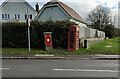 TQ7210 : Telephone Box and Postbox Lunsford's Cross by PAUL FARMER