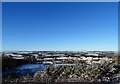 Snowy countryside from Consett