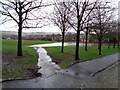 Flood defences by Town House Road