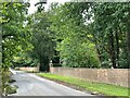SU7192 : Estate wall and gateway, Watlington Park by Simon Mortimer