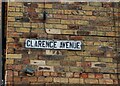 Clarence Avenue sign