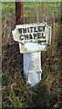 NY9459 : Old Milestone by UC road, Ordley by Mike Rayner