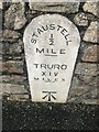 Old milestone on Alexandra Road 50 metres east of roundabout