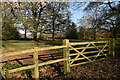 Gate beside Redwood Lane