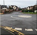 Mini-roundabout, Catsash Road, Langstone