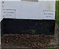 Church foundation stones dated May 1927, Catsash Road, Langstone