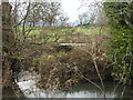 Footbridge across the mill tailrace of Wenhaston Mill