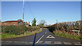 County Lane south-west of Codsall Wood in Staffordshire