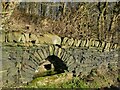 Spring-fed trough above Wood Mill Farm