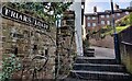 The top of the Friars Loade Steps at Bridgnorth