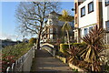 Riverside path at the mouth of the River Colne