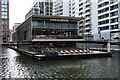 Canary Wharf : floating pavilion, Wood Wharf