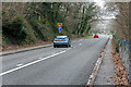 SH5938 : The A497 road by John Lucas