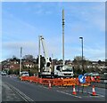 Installing a new telecommunications mast