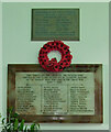 SK8976 : St Botolph Church War Memorials, Saxilby Lincolnshire by Alf Beard