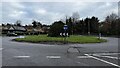 Roundabout leading to Gravel Hill, Joiners Street, High Street and the A413