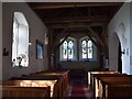 TR0266 : Sheppey - Harty - St Thomas's - Nave looking westwards by Rob Farrow