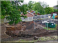 Canalside construction site by Radford Bridge, Stafford