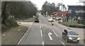 A390 passing Texaco filling station