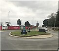 Roundabout on Truro Road