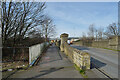 Bradley Mills Road crossing the River Colne, Huddersfield